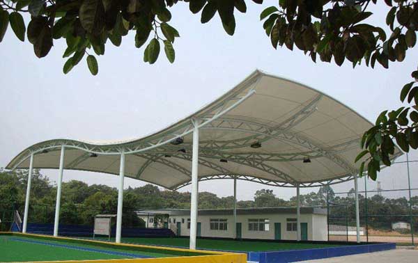 浙江杭州星野花苑北區(qū)、光明小區(qū)修建電動自行車膜結(jié)構(gòu)停車棚工程