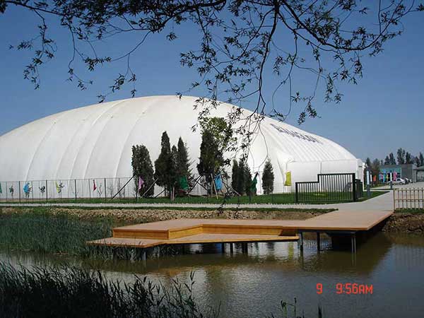 金湖縣起點公園人行景觀膜結(jié)構
